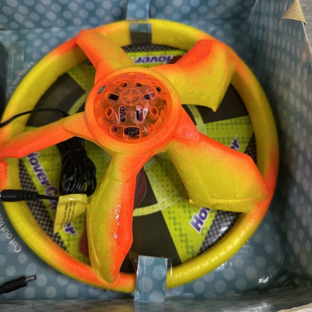 Hover Copter RC Flying Saucer Color Changing LED 30'‎ High 2004 Overbreak
